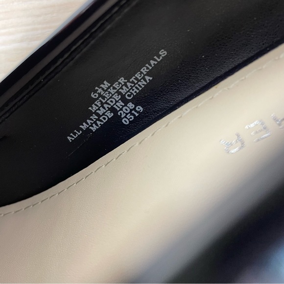 Marc Fisher Black Leker Loafer Preppy Career Office Casual Almond Toe 6.5 - Picture 6 of 7